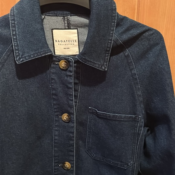 Bagatelle denim trench coat, L - Picture 2 of 9